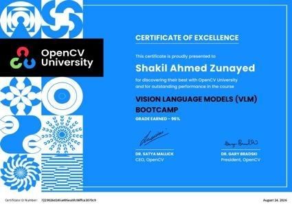 Vision Language Models (VLM) Bootcamp certificate thumbnail